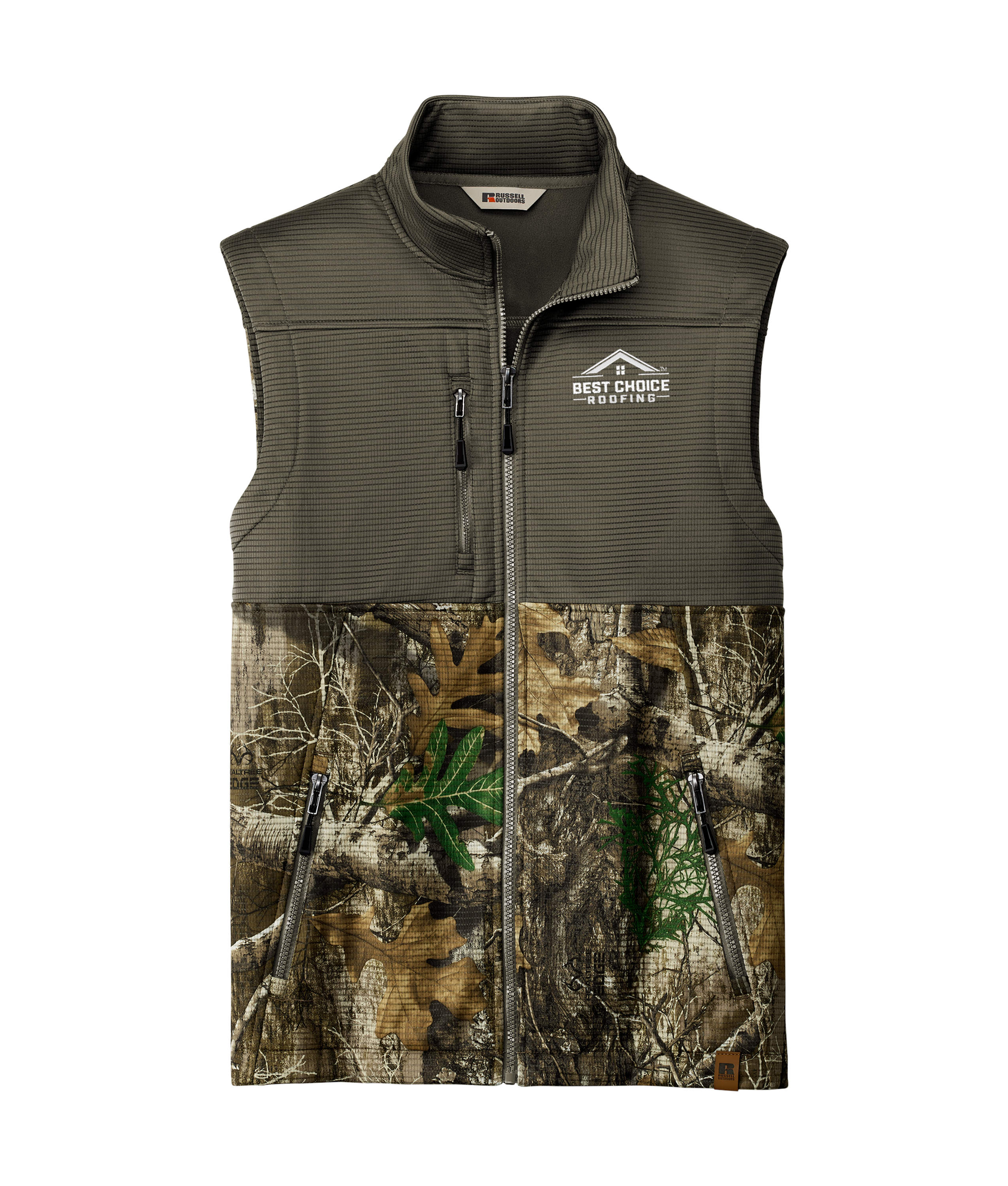 BCR Russell Outdoors™ Realtree® Atlas Colorblock Soft Shell Vest