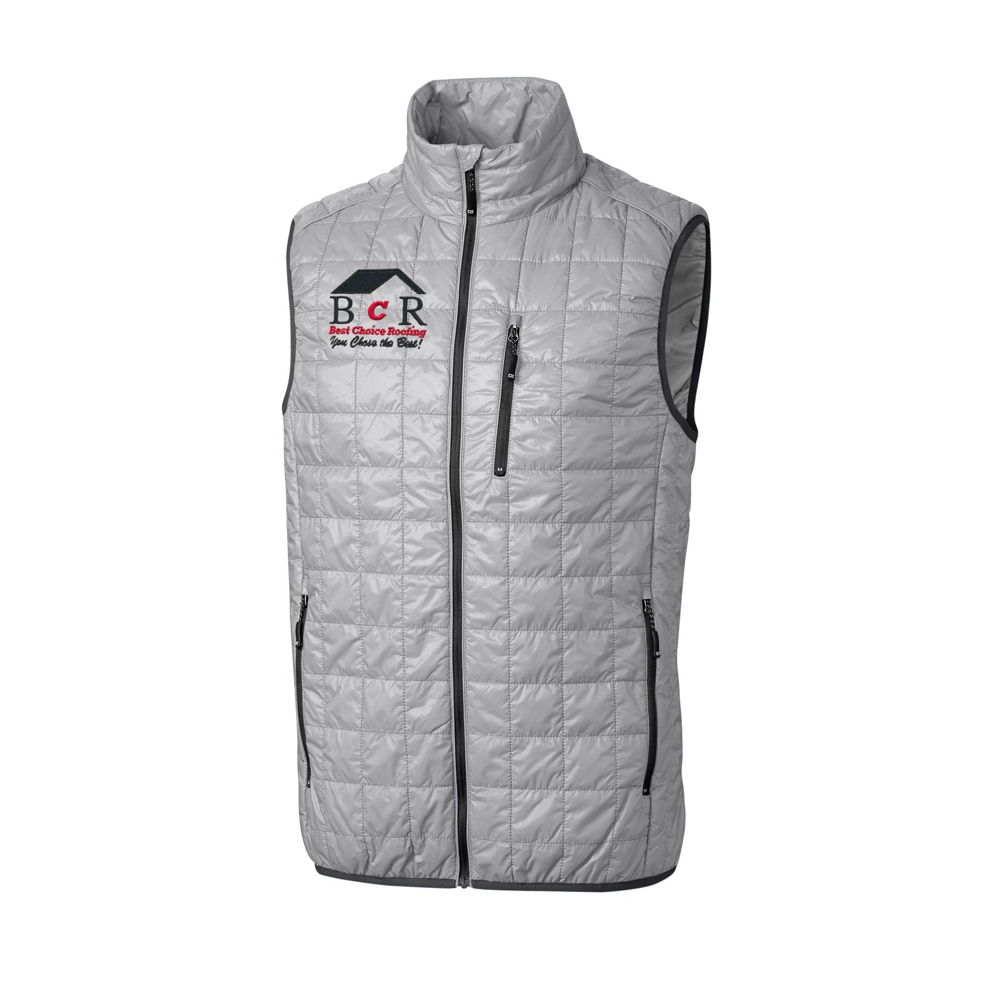 BCR Cutter & Buck Rainier PrimaLoft® Mens Eco Insulated Full Zip Puffer Vest