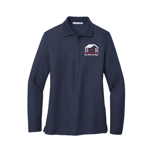 BCR Port Authority® Women's Silk Touch™ Long Sleeve Polo