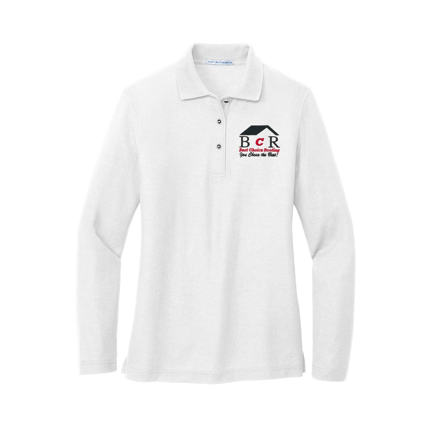 BCR Port Authority® Women's Silk Touch™ Long Sleeve Polo