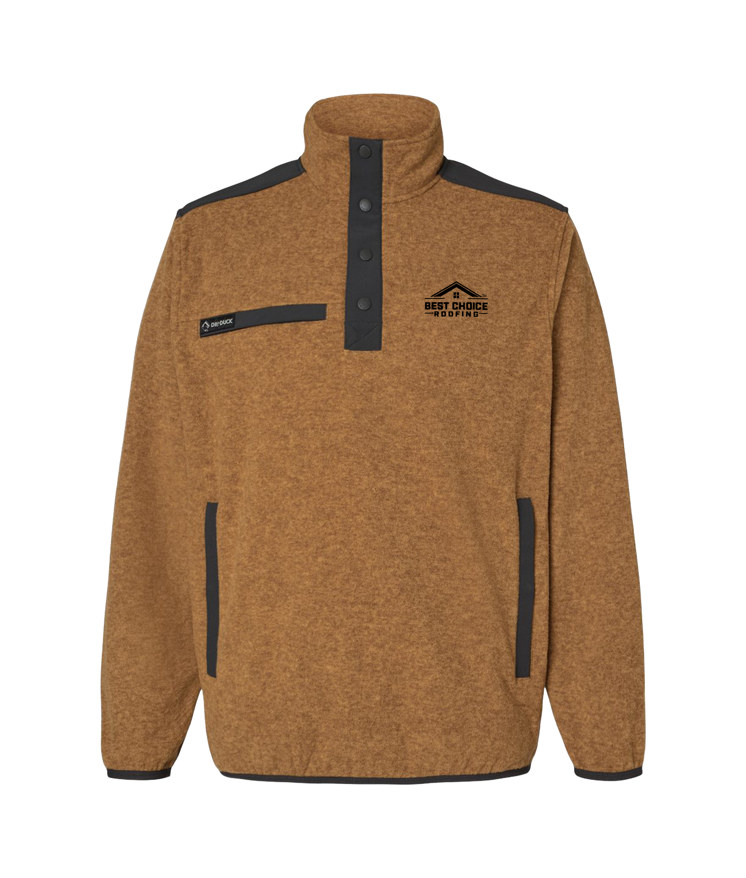 BCR Dri Duck Men's Ranger Melange Fleece Pullover