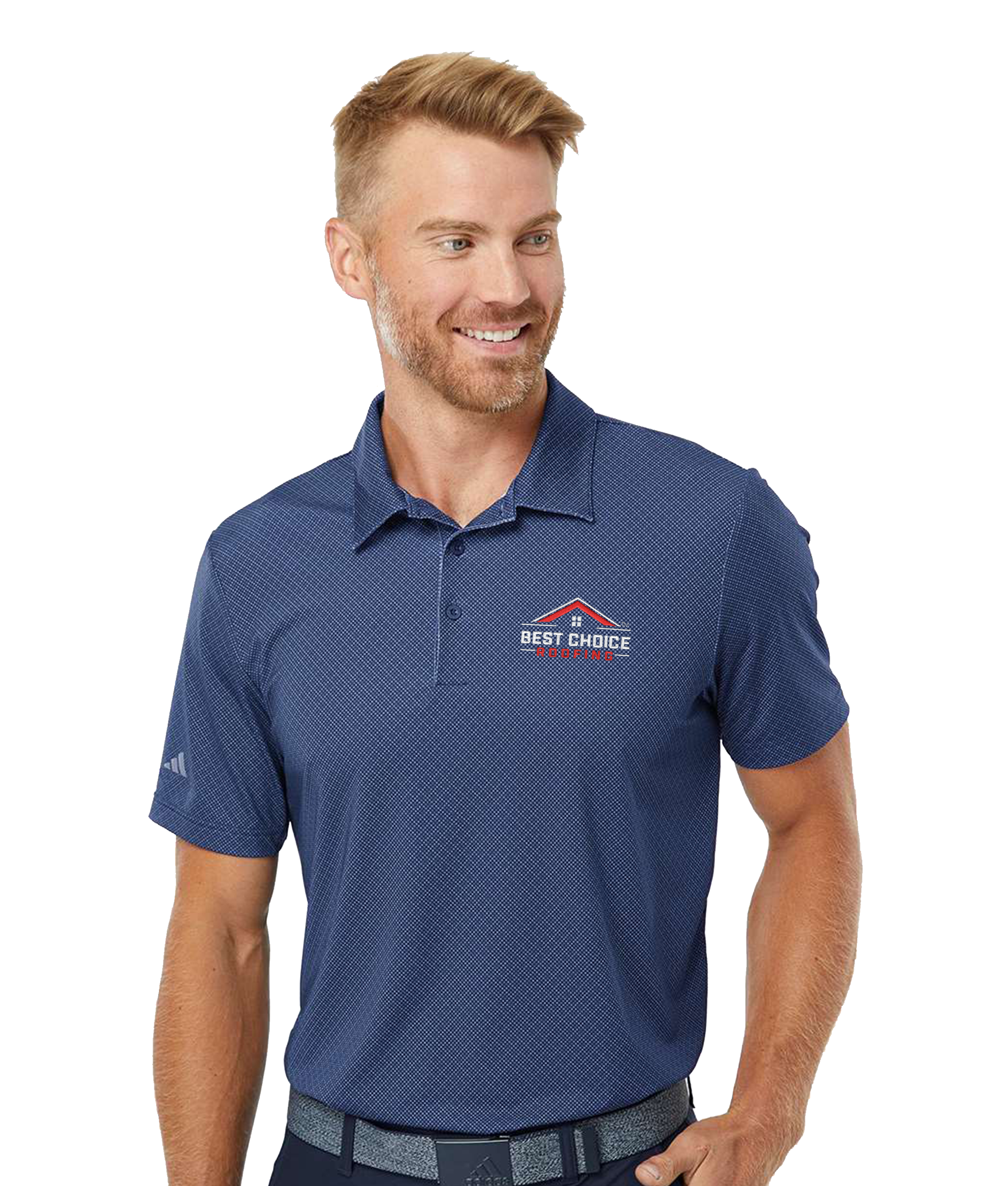BCR Adidas Diamond Dot Print Polo