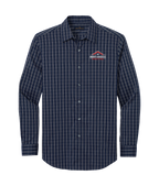 BCR Brooks Brothers® Tech Stretch Patterned Shirt Navy