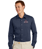 BCR Brooks Brothers® Tech Stretch Patterned Shirt Navy