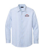 BCR Brooks Brothers® Tech Stretch Patterned Shirt Light Blue