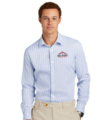 BCR Brooks Brothers® Tech Stretch Patterned Shirt Light Blue