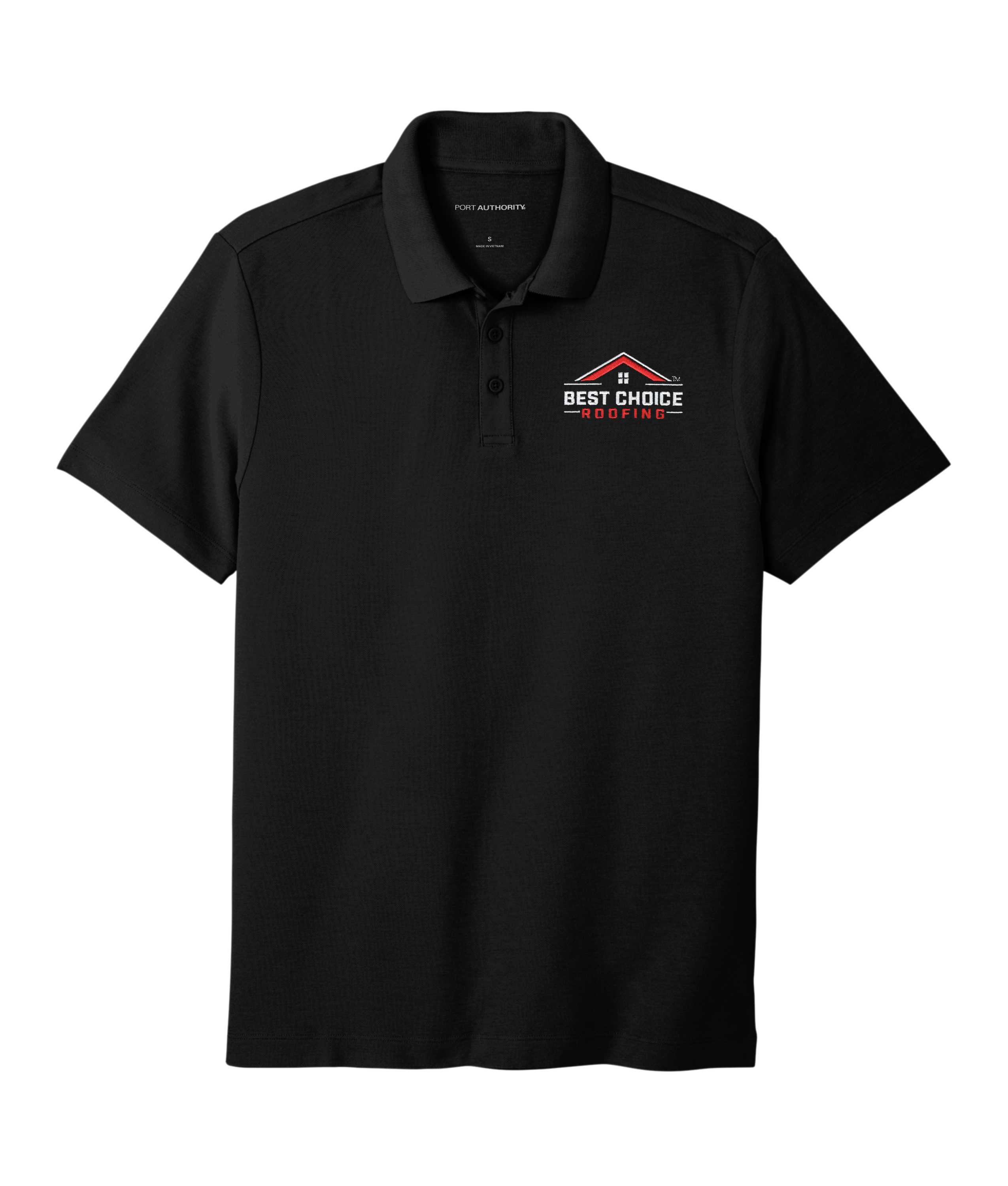 Men's Black SuperPro React Polo