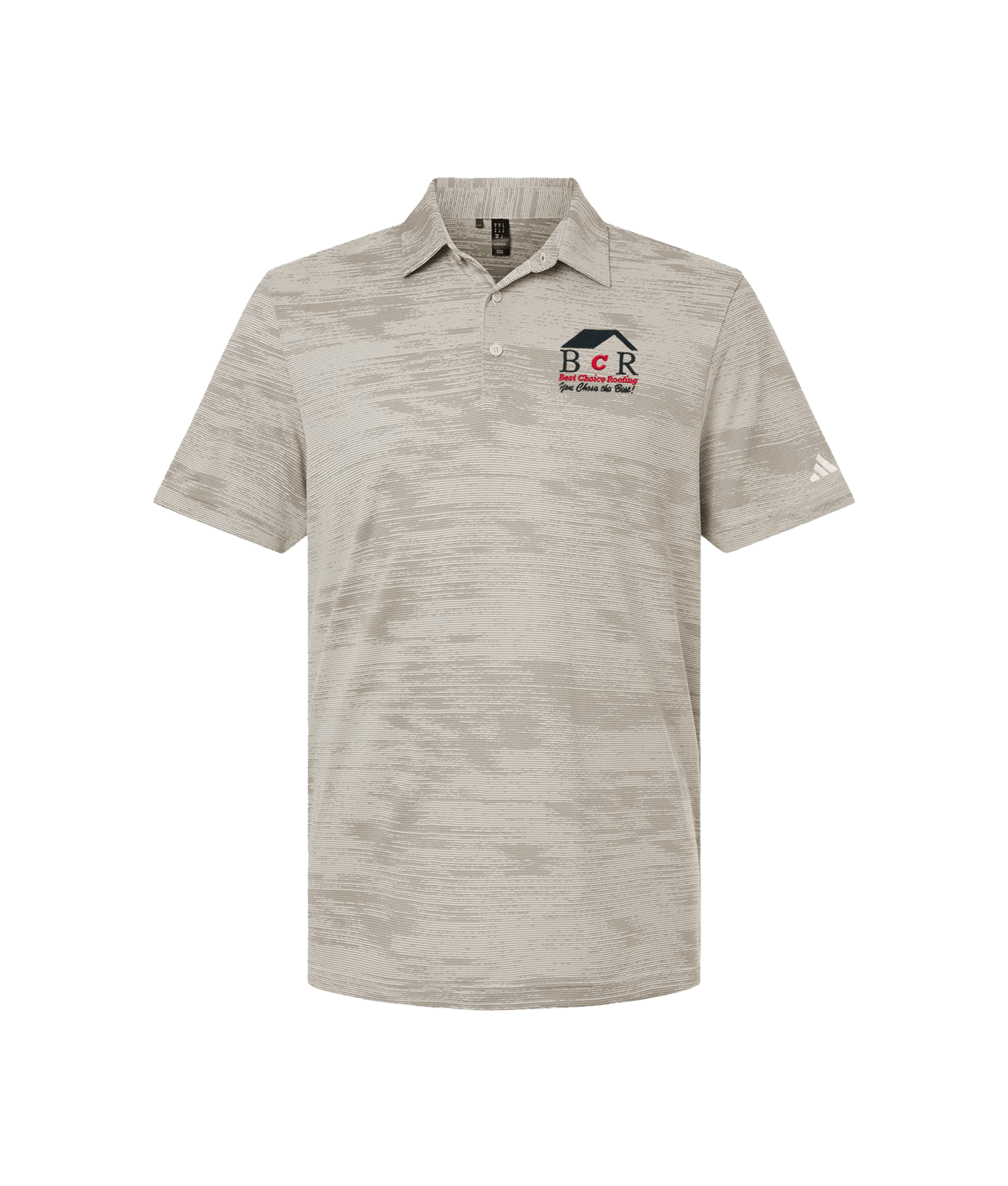 BCR Adidas Ulitmate365 Textured Stripe Polo