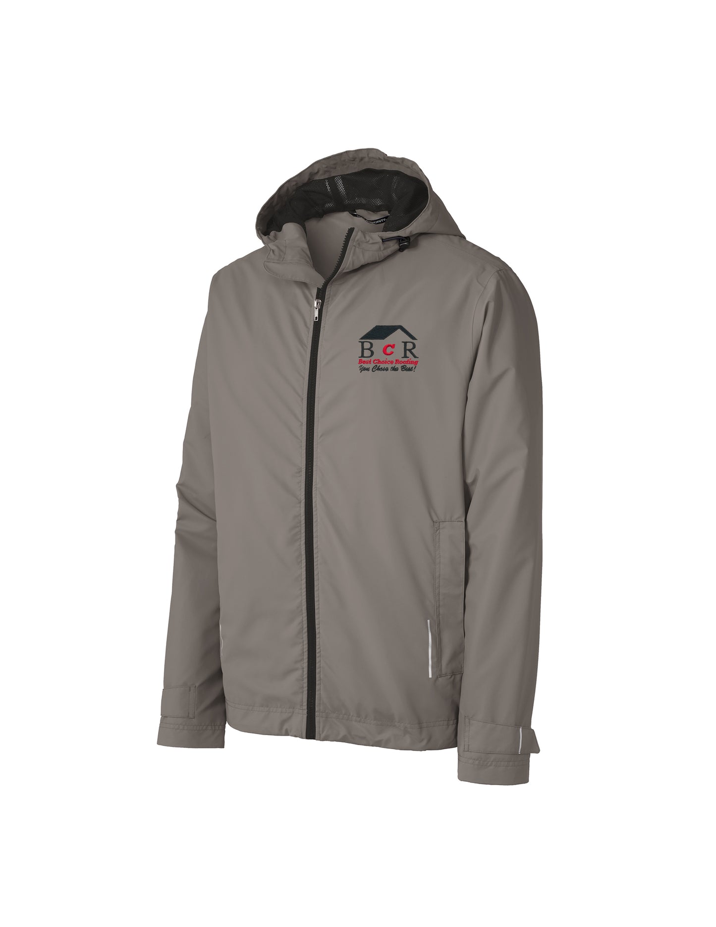 BCR Grey Port Authority Rain Jacket