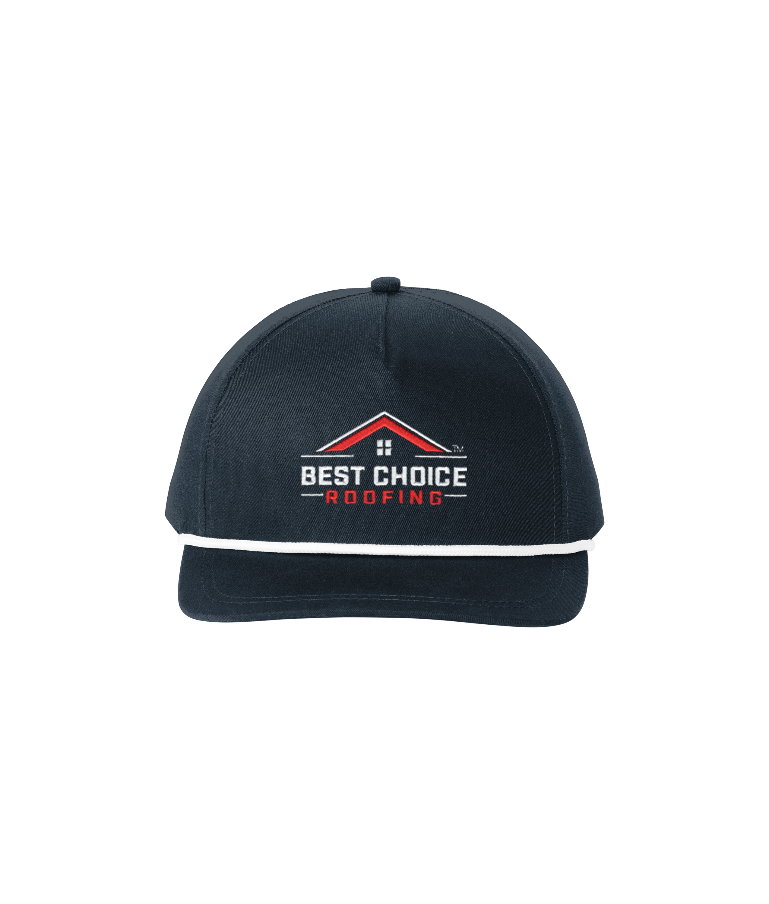 BCR Port Authority Snapback Five-Panel Rope Hat Navy