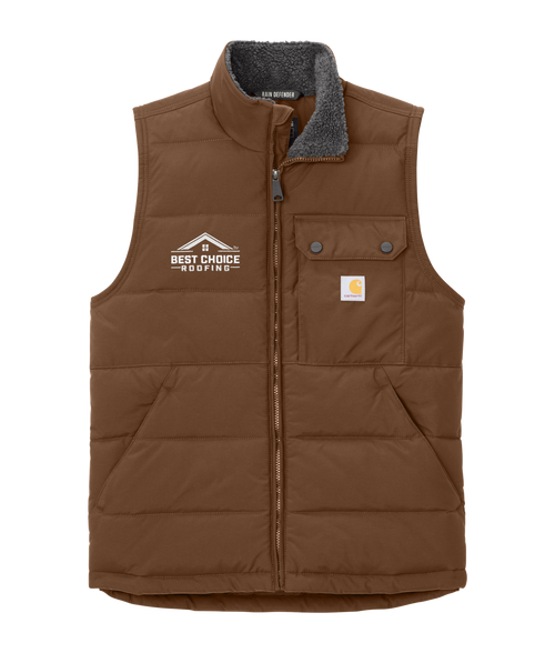 BCR Carhartt® Montana Insulated Vest – Best Choice Roofing Merchandise