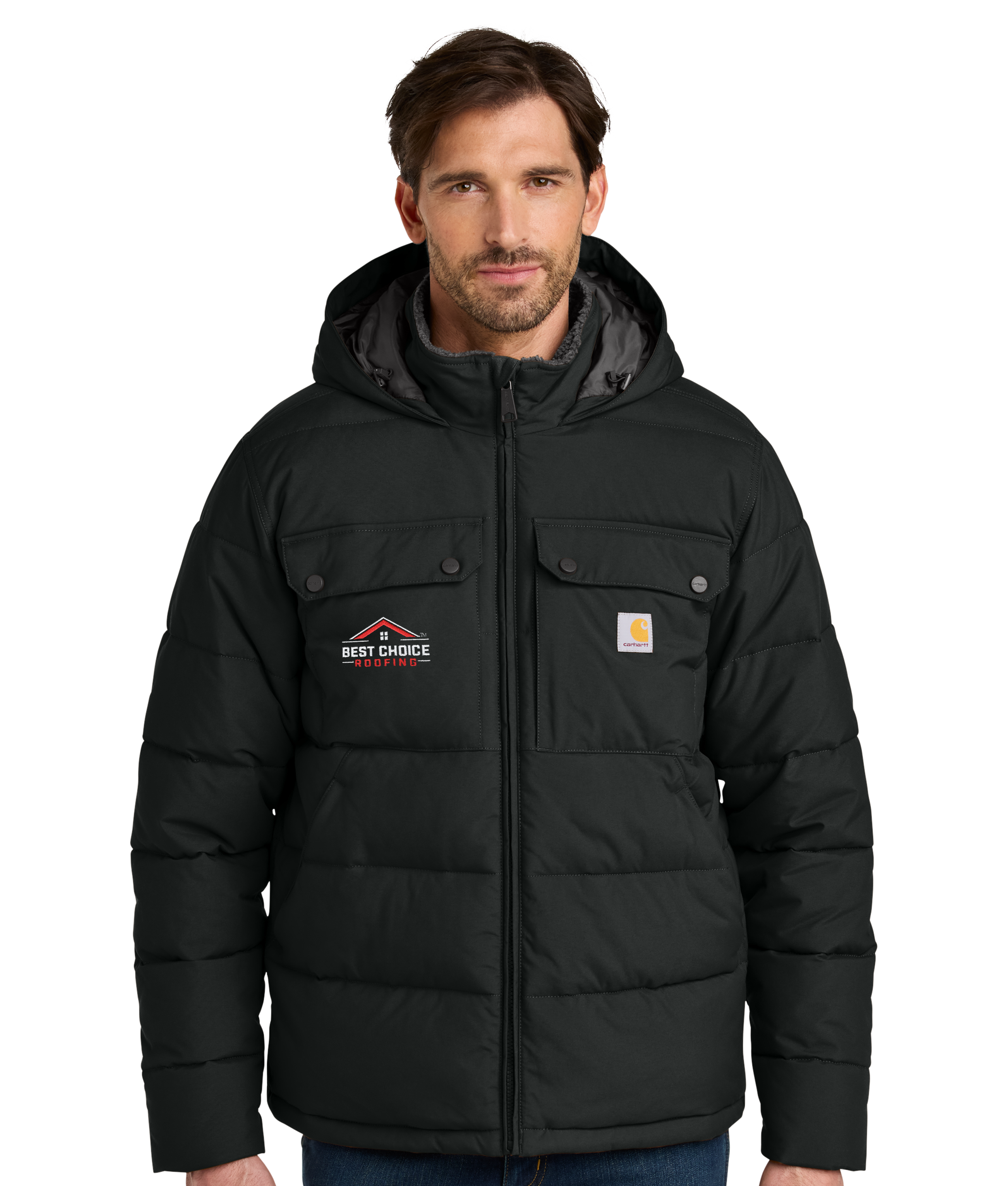 BCR Carhartt® Montana Insulated Hooded Jacket Black