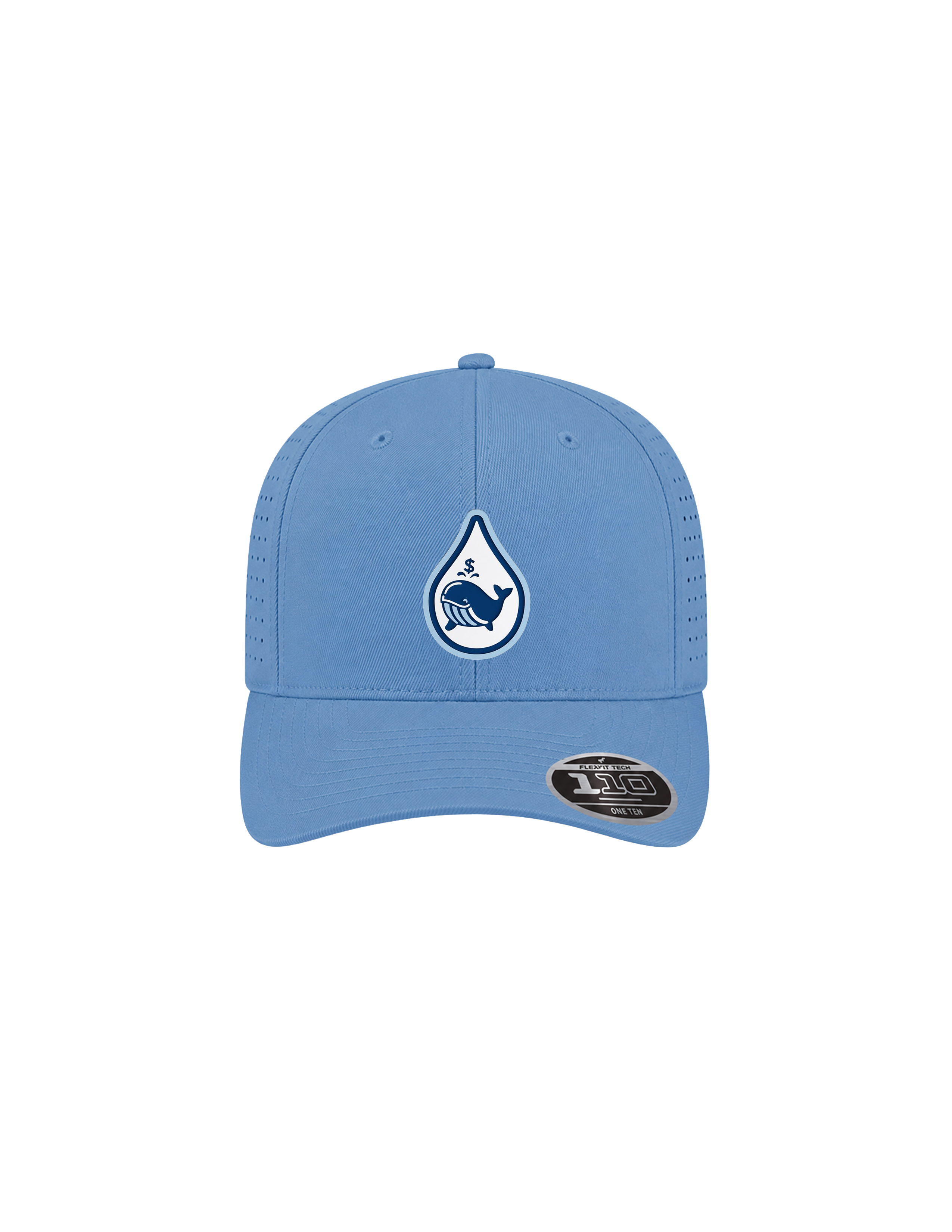Whale Society Flexfit 110® Perforated Performance Snapback Cap