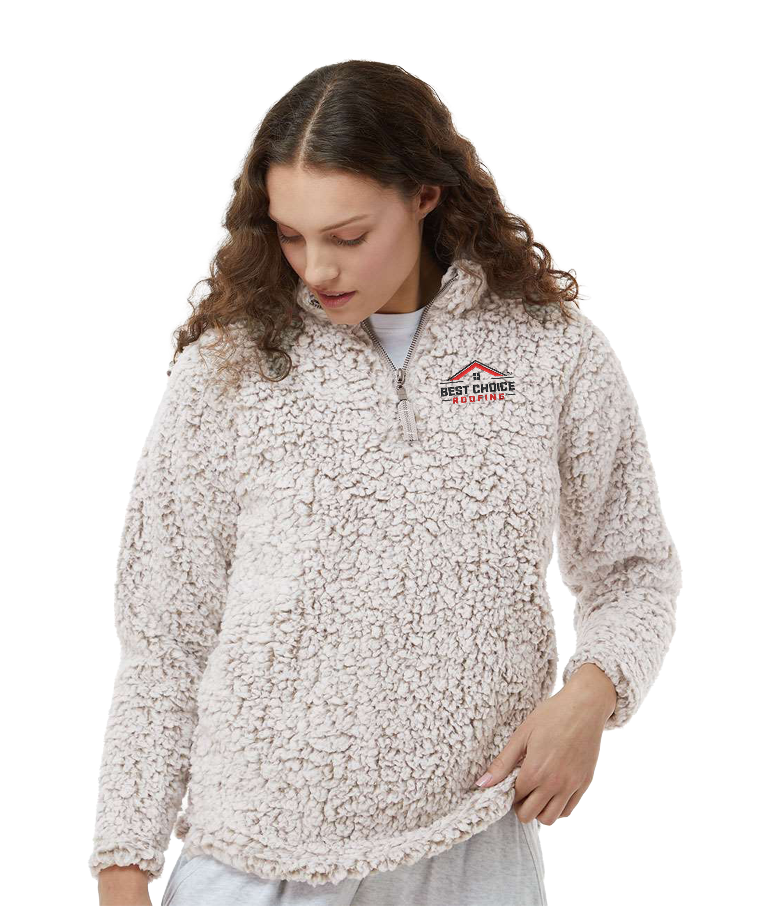 BCR J. America Women’s Epic Sherpa Quarter-Zip Pullover