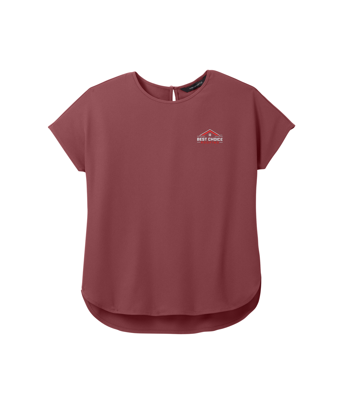 BCR Mercer+Mettle® Women's Stretch Crepe Crew