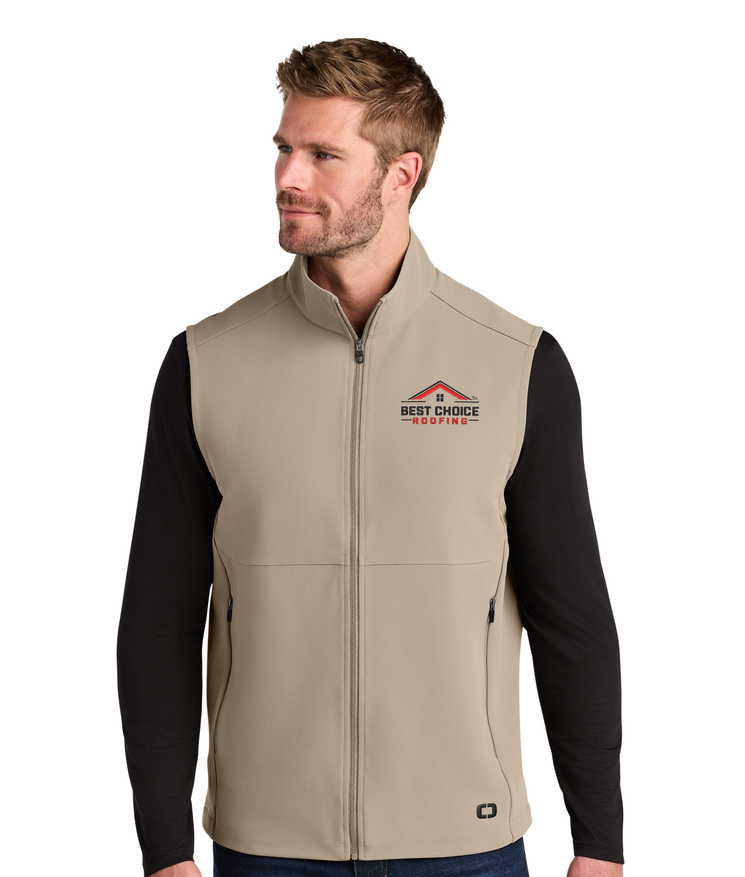 BCR OGIO® Kinetic Soft Shell Vest Tan