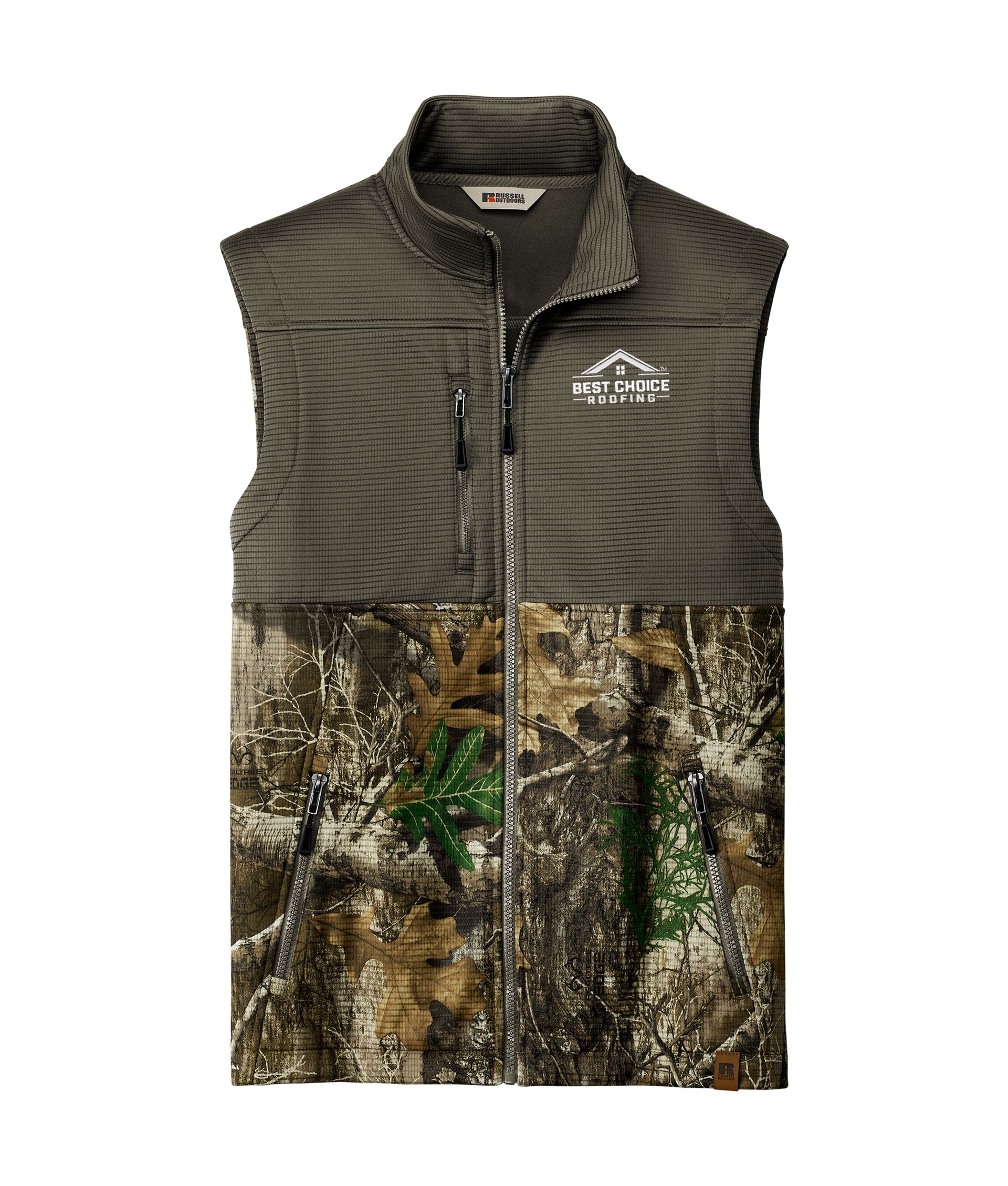 BCR Russell Outdoors™ Realtree® Atlas Colorblock Soft Shell Vest