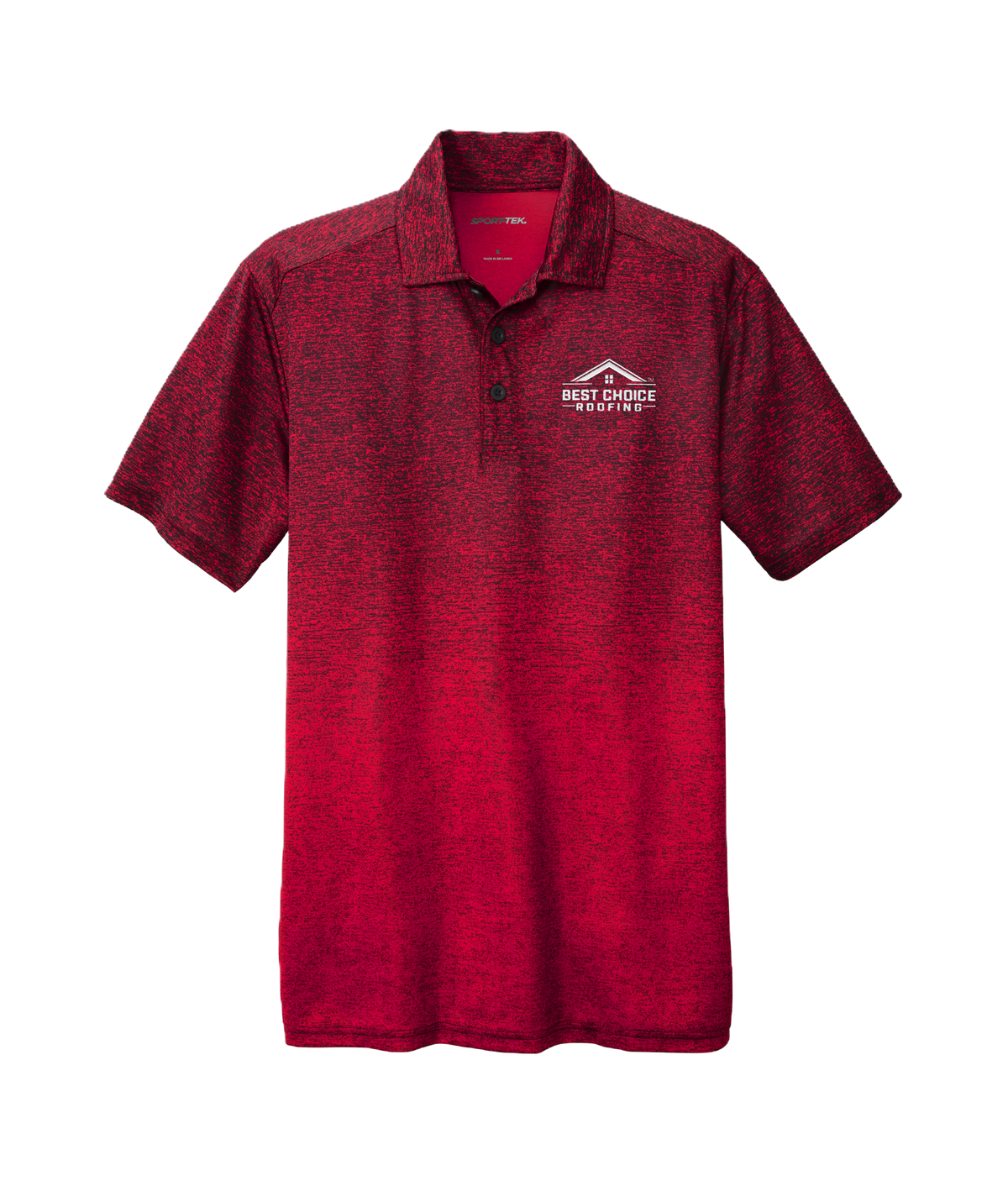 BCR Sport-Tek® Ombre Heather Polo