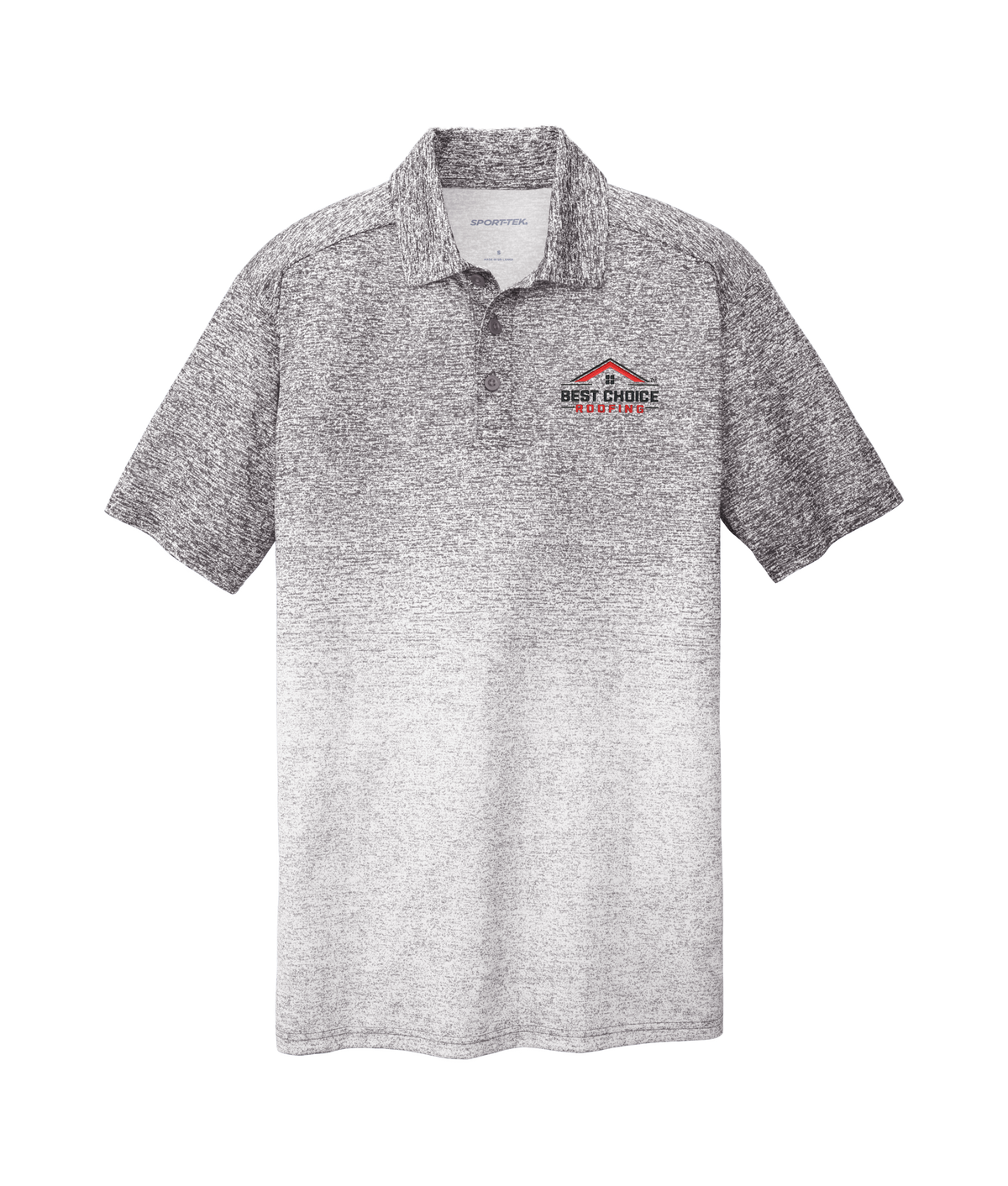 BCR Sport-Tek® Ombre Heather Polo