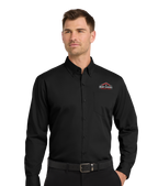 BCR Training Long Sleeve Carefree Poplin Shirt - Black