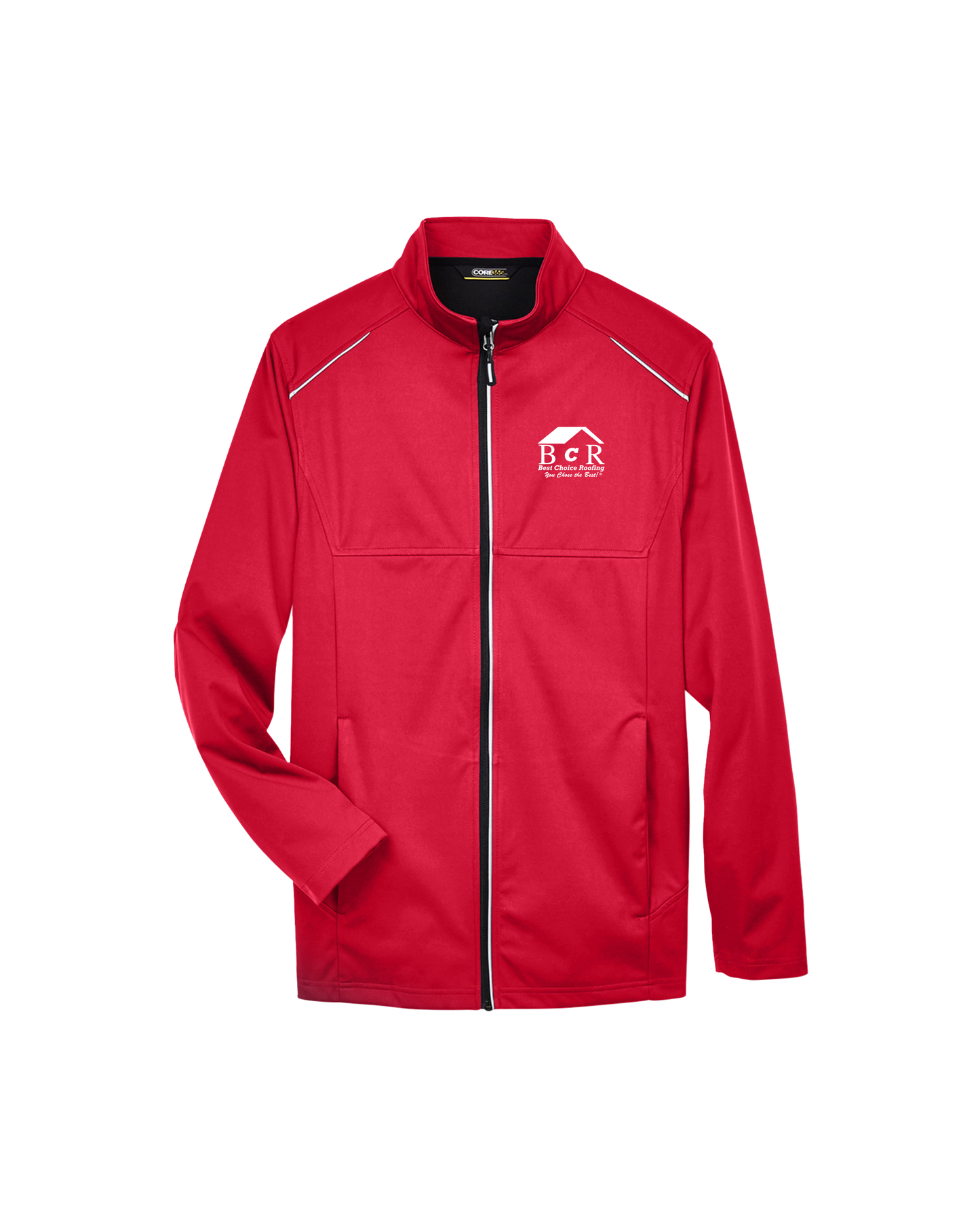 BCR Techno Lite Three-Layer Knit Tech-Shell - Red