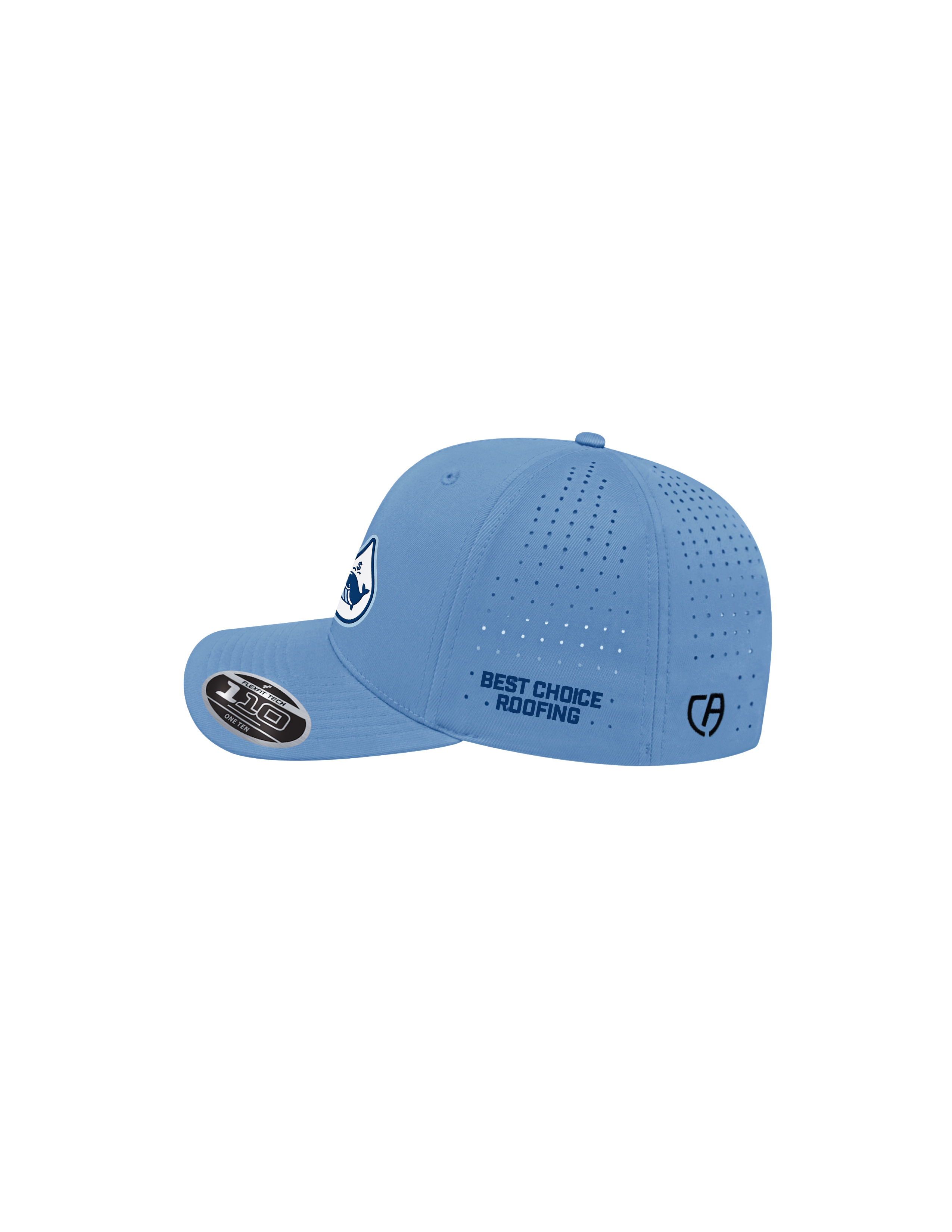 Whale Society Flexfit 110® Perforated Performance Snapback Cap