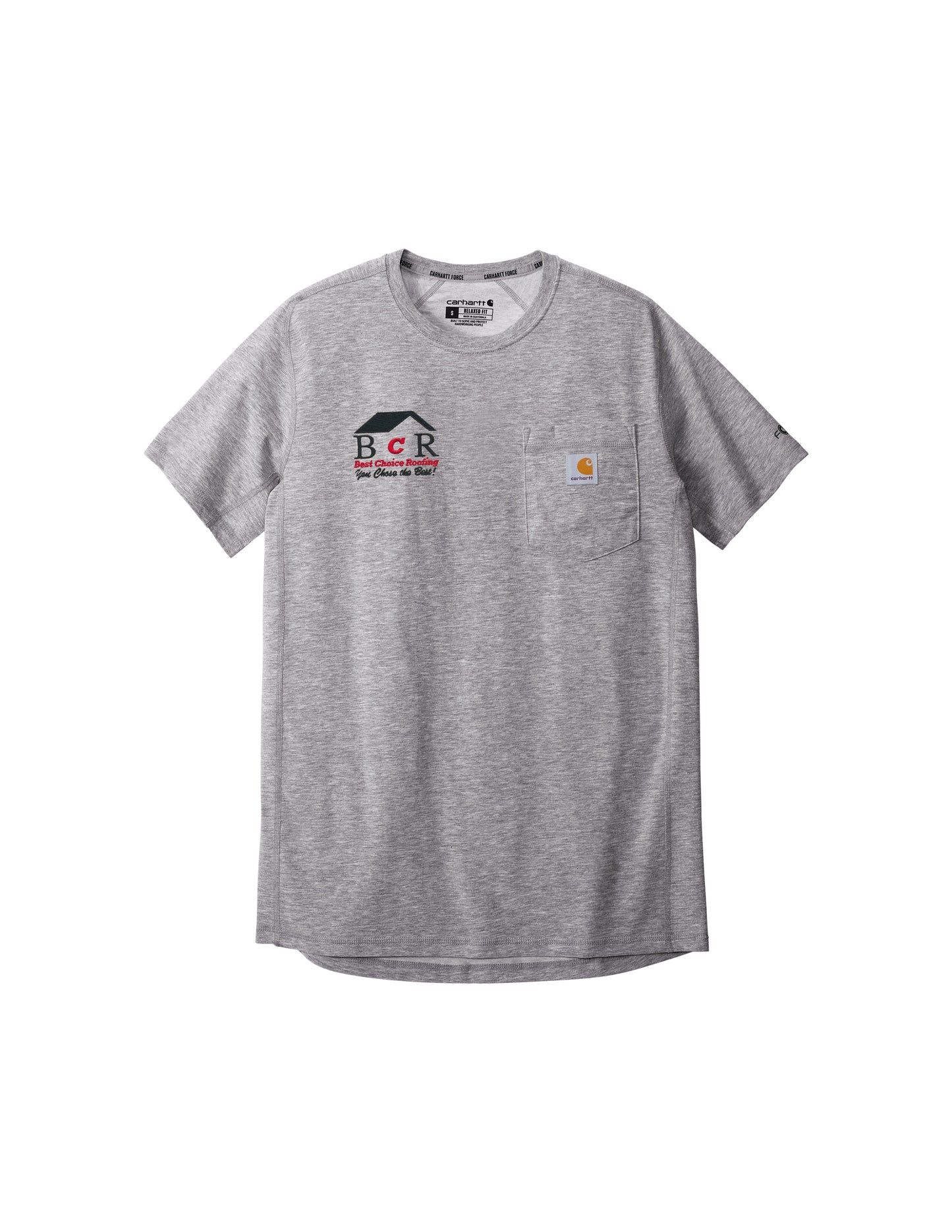 Carhartt Force Cotton Delmont Short Sleeve T-Shirt – Best Choice ...