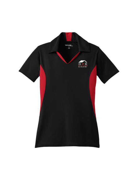 Ladies Side Blocked Micropique Sport-Wick Polo