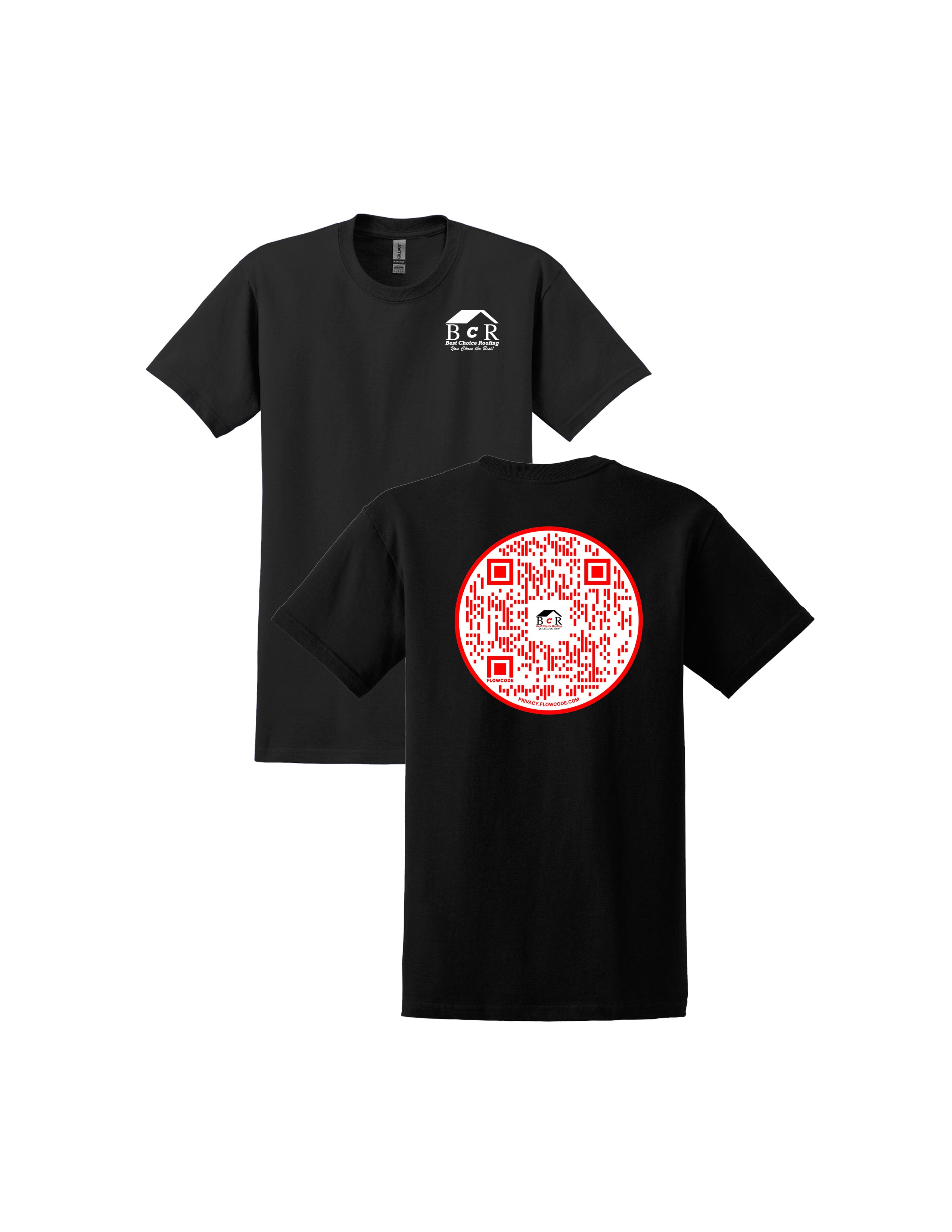 QR Code T-Shirt – Best Choice Roofing Merchandise